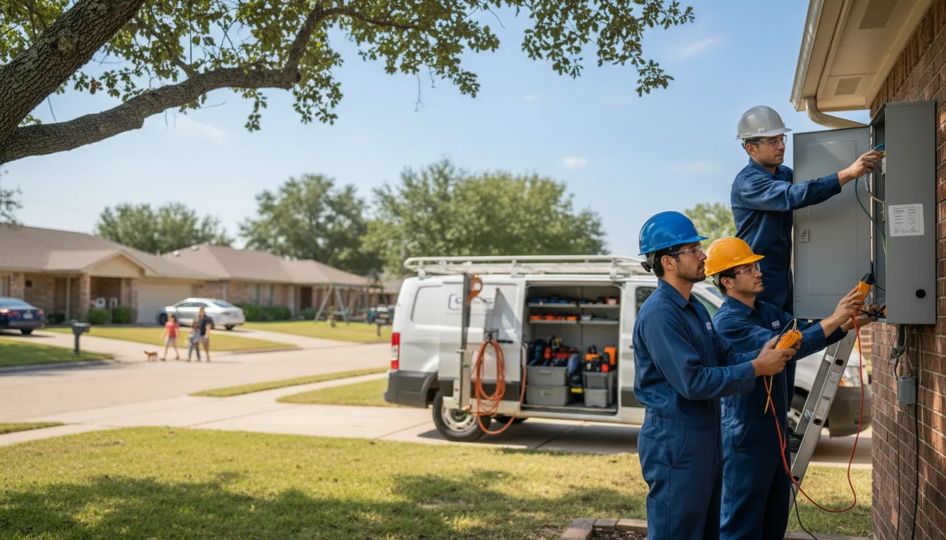 Certified electrician providing emergency electrical services in Morgan, MN